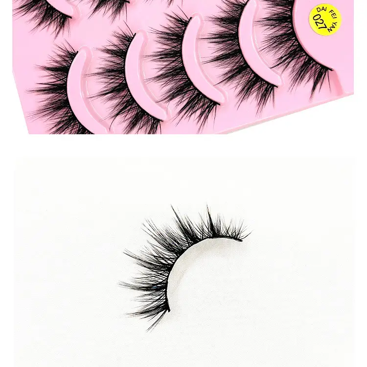 False Eyelashes Pack 027 Thick Long Natural Curled — feature 7