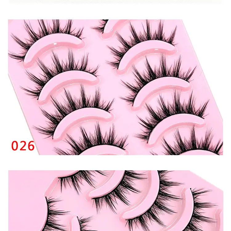 False Eyelashes Pack 027 Thick Long Natural Curled — feature 8