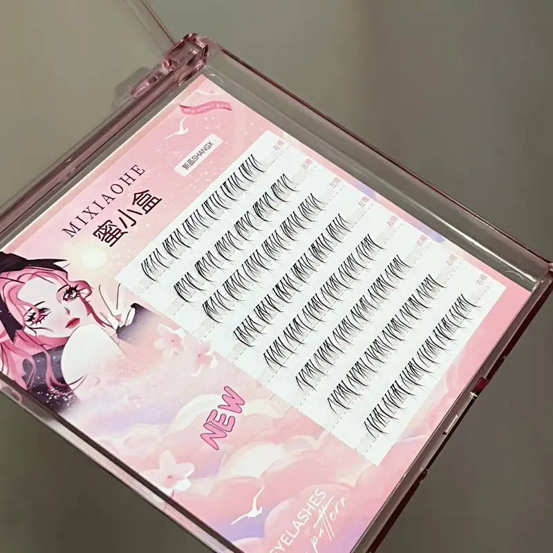 Natural False Eyelashes for Beginners - 10 Rows, 1 Pack - Image 8