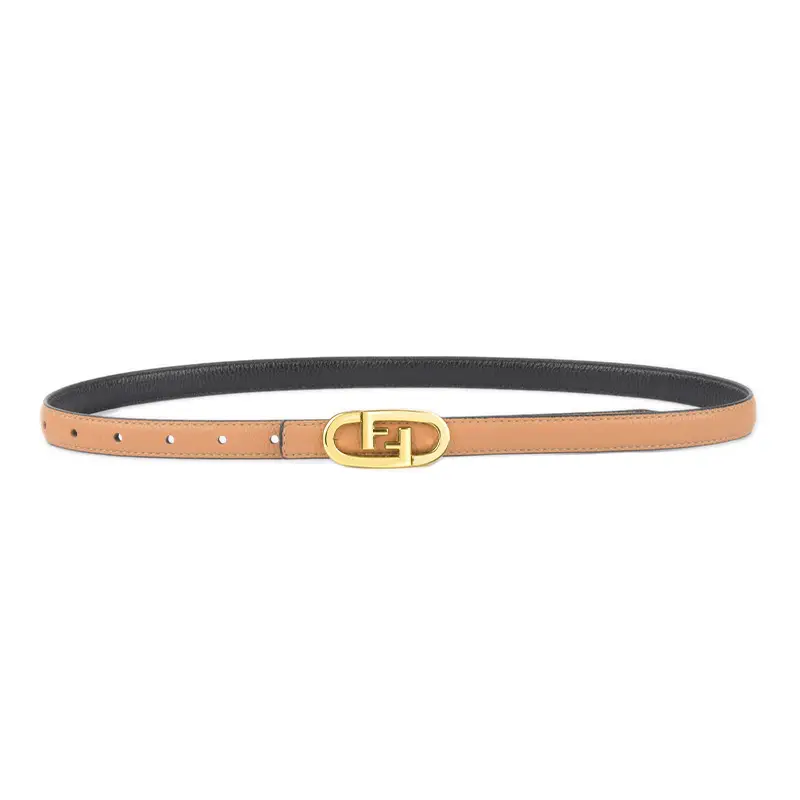 2023 Litchi Pattern Top Layer Cowhide Belt for Women - Image 15