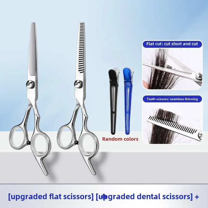Professional Hair Cutting Scissors for Bangs & Broken Hair - Image 13