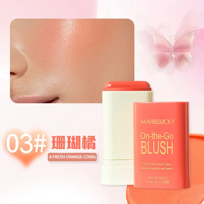 Maybelucky On-the-Go Blush Stick for Natural Face Color - Image 3