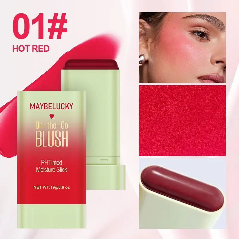 Maybelucky On-the-Go Blush Stick for Natural Face Color - Image 8