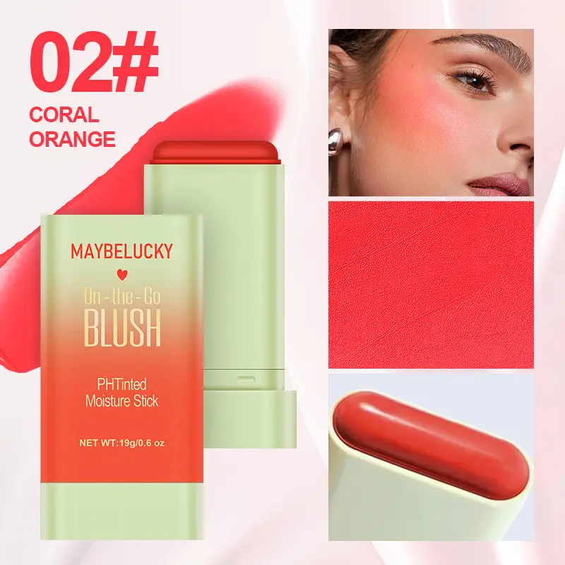Maybelucky On-the-Go Blush Stick for Natural Face Color - Image 9