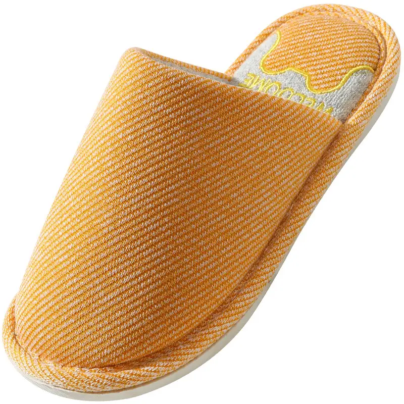 Women's Cotton Warm Slippers Orange 2023 - Image 10