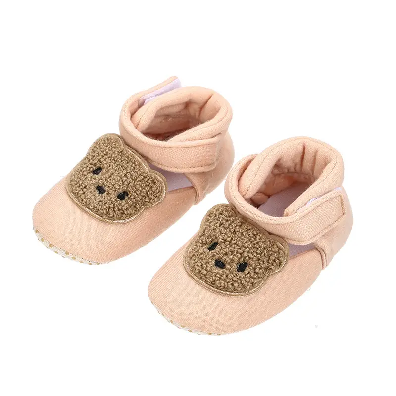 Spring and autumn baby sandals cotton cloth shoes toddler shoes Velcro 0-18 months non-slip breathable wear-resistant baby shoes soft bottom - Image 5