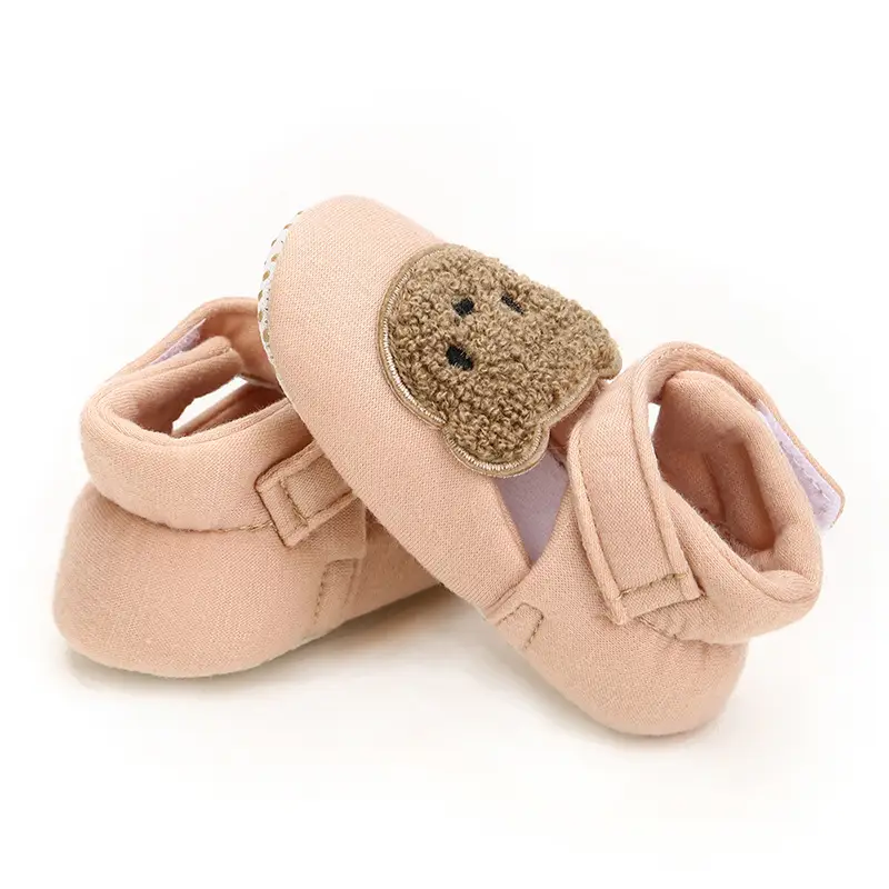 Spring and autumn baby sandals cotton cloth shoes toddler shoes Velcro 0-18 months non-slip breathable wear-resistant baby shoes soft bottom - Image 6