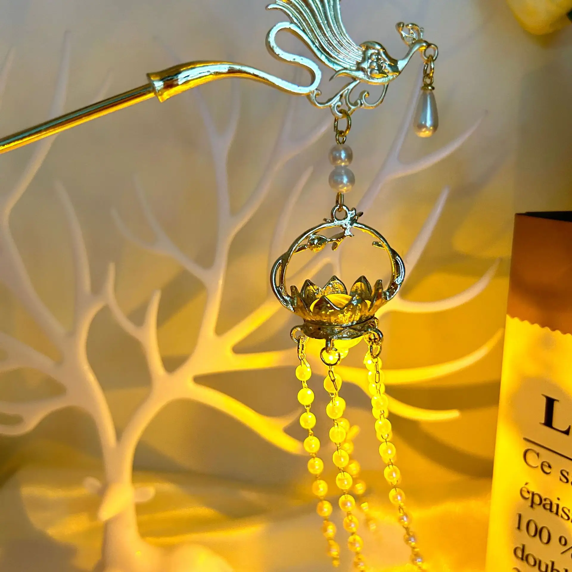 Retro Phoenix Tassel Hairpin for Women — feature 11