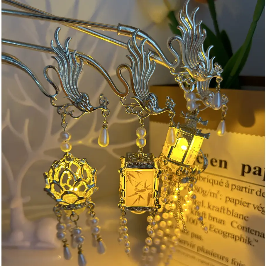 Retro Phoenix Tassel Hairpin for Women — feature 3