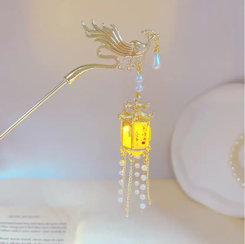 Retro Phoenix Tassel Hairpin for Women - Image 5