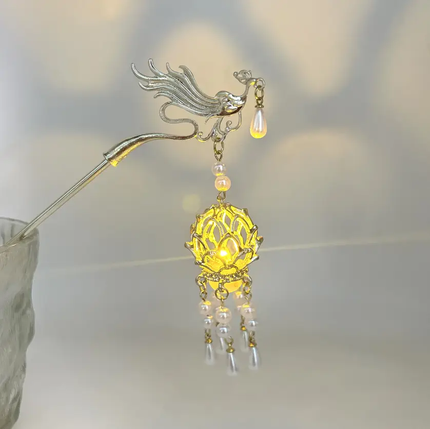 Retro Phoenix Tassel Hairpin for Women - Image 6