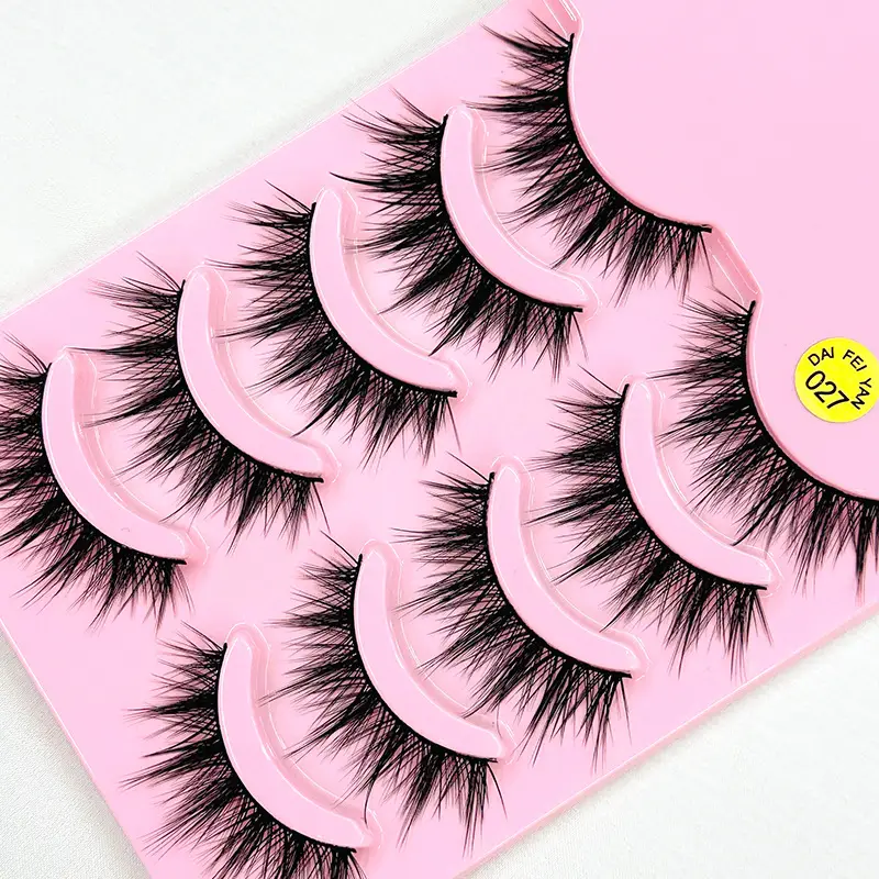 Diana Yan Thick Fake Eyelashes 026 Pink - Image 6