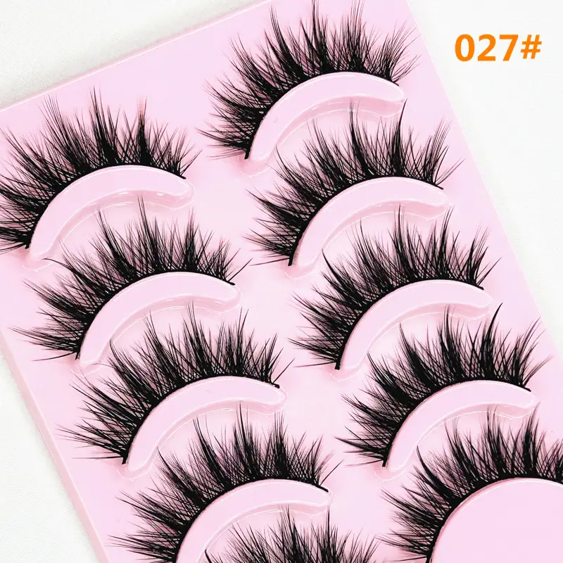 Diana Yan Thick Fake Eyelashes 026 Pink - Image 2