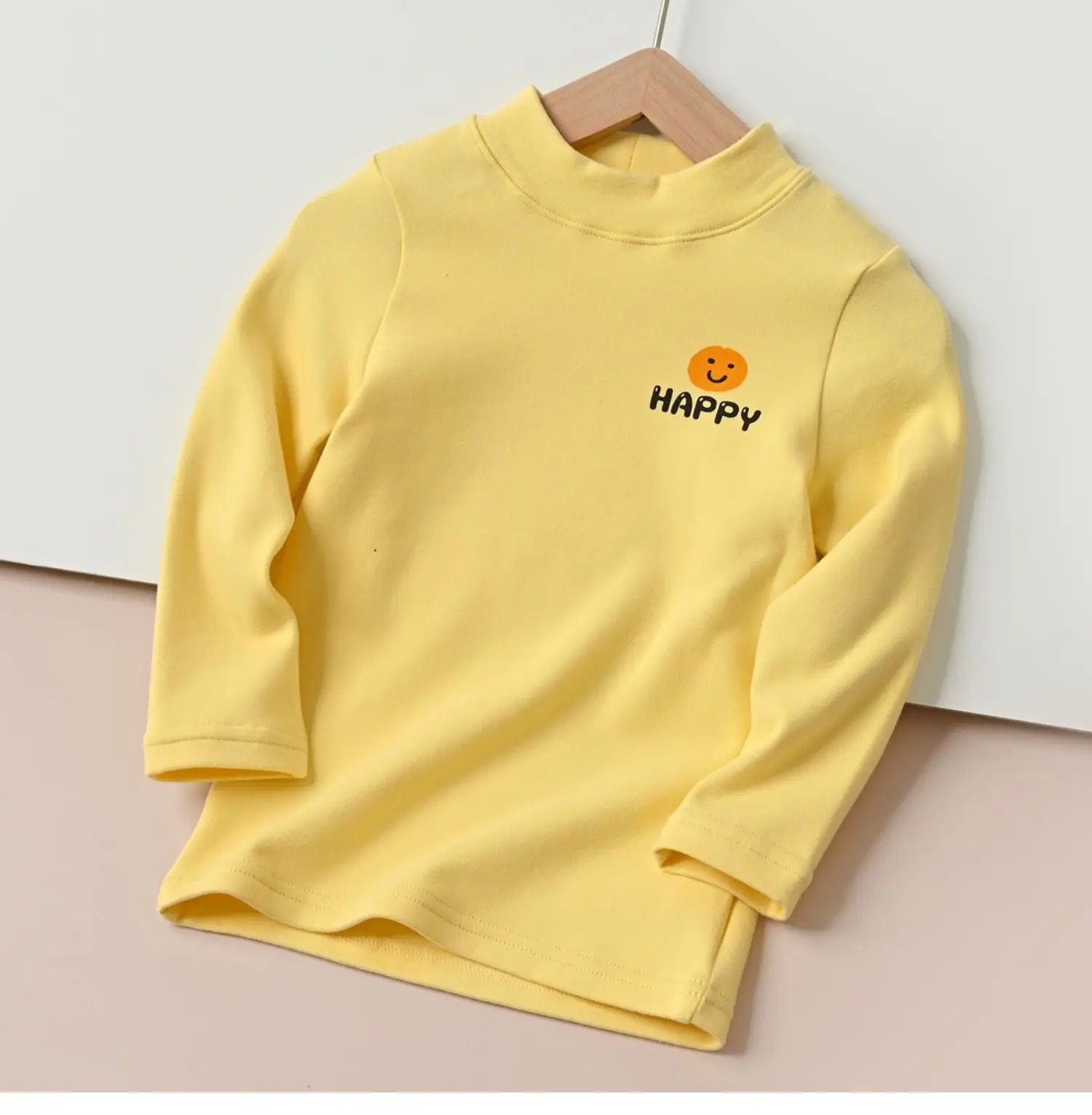 Children's Cartoon T-Shirt Set Yellow Beige Spring Autumn — feature 14