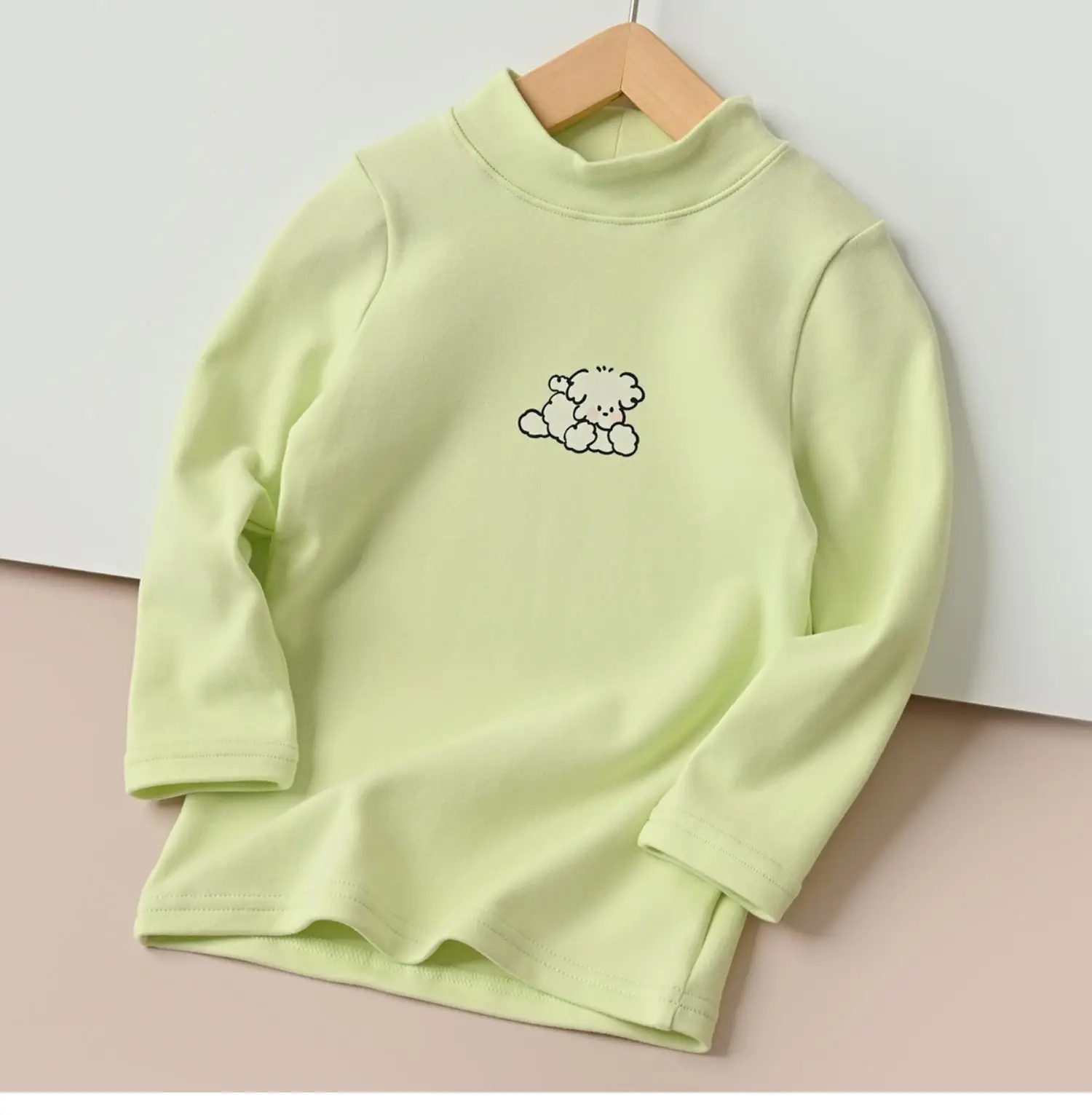Children's Cartoon T-Shirt Set Yellow Beige Spring Autumn — feature 20