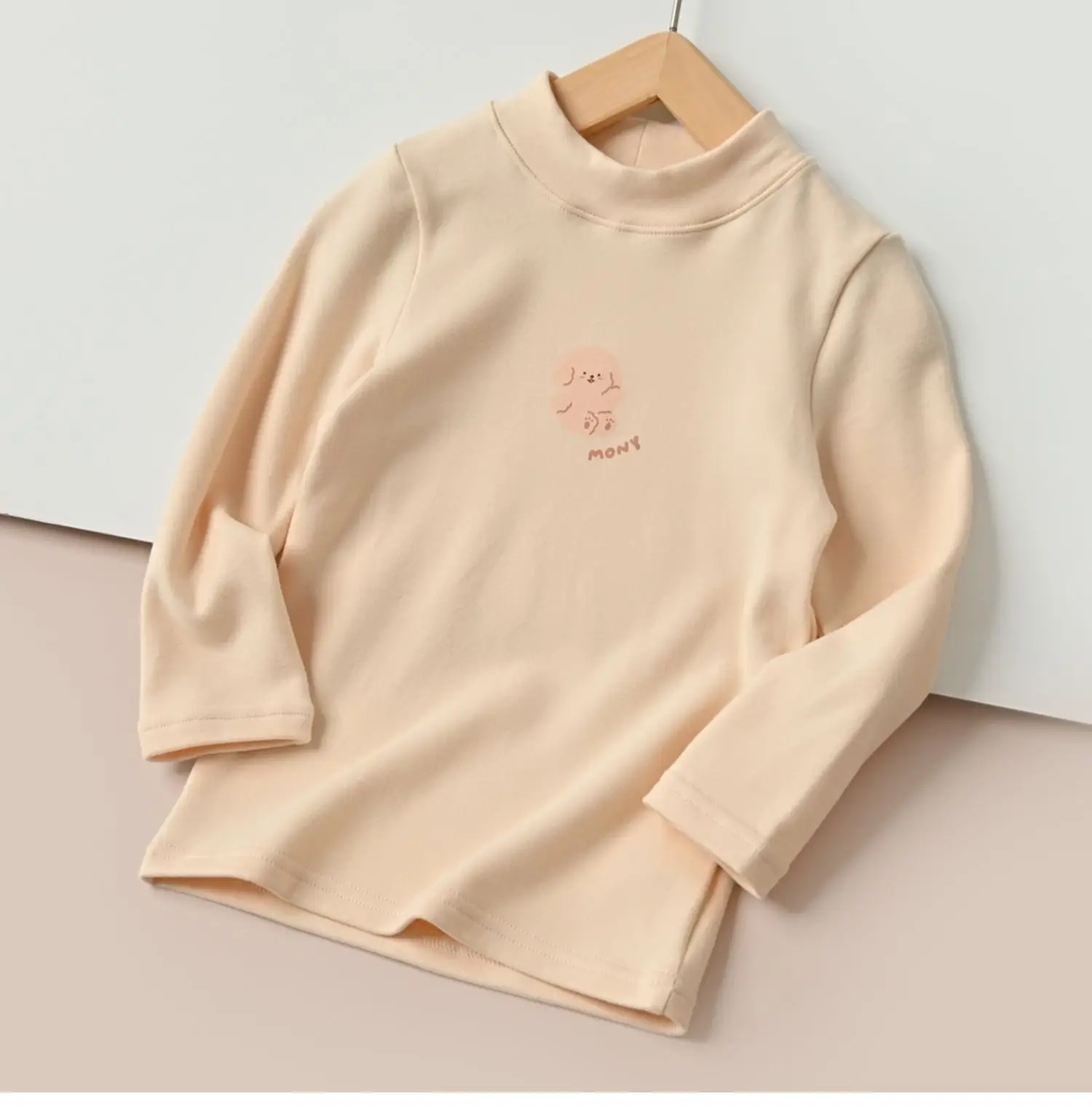 Children's Cartoon T-Shirt Set Yellow Beige Spring Autumn — feature 9