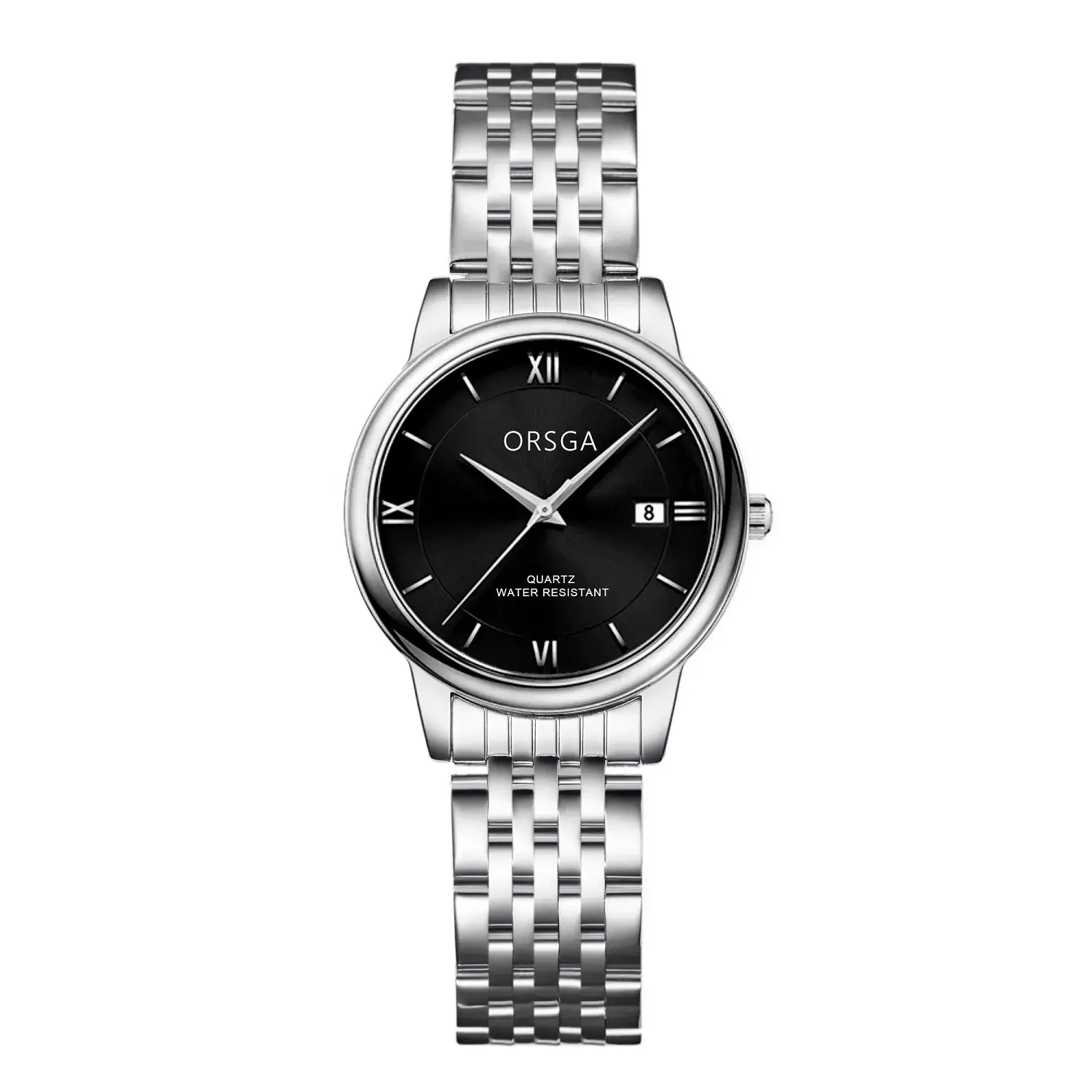 ORSGA Business Couple Watches Solid Steel Strip Calendar - Image 10