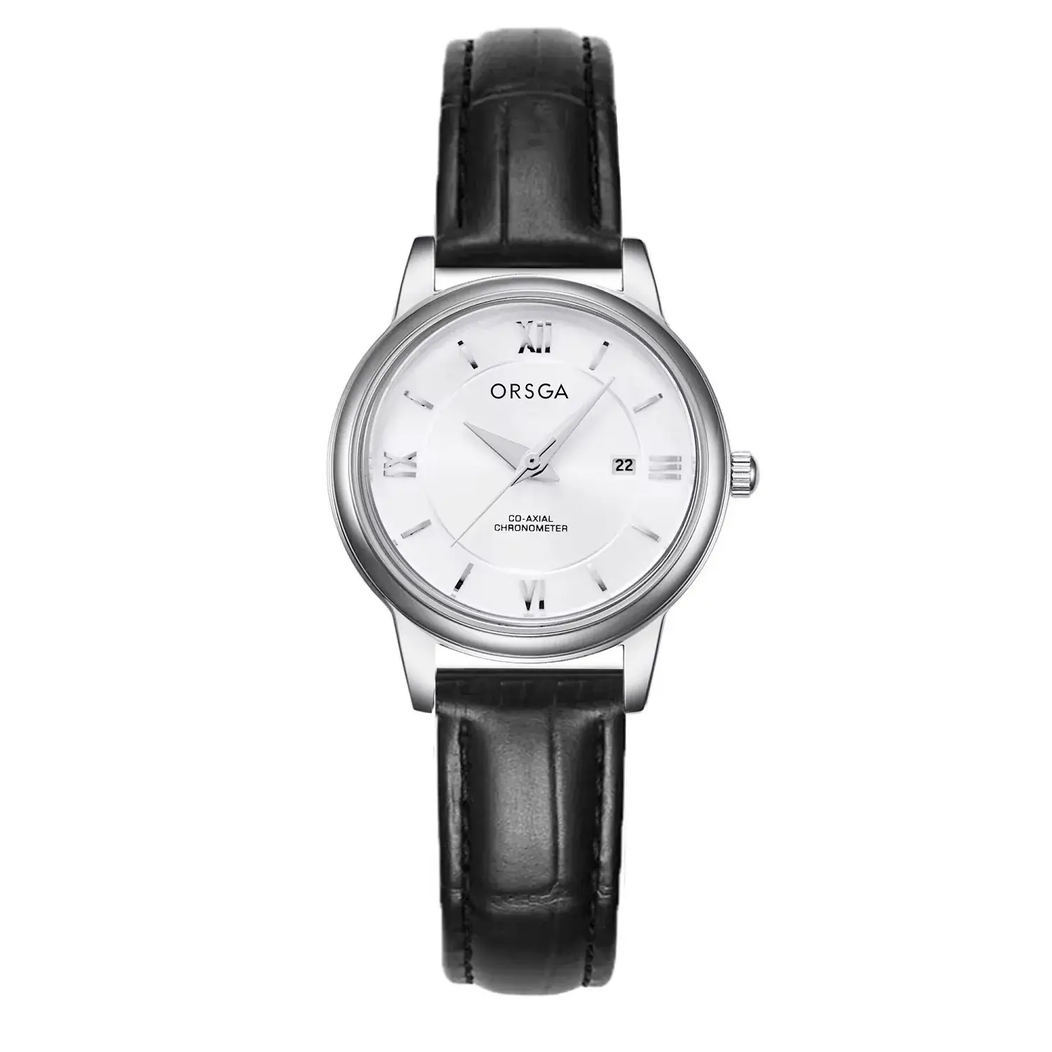 ORSGA Business Couple Watches Solid Steel Strip Calendar - Image 12