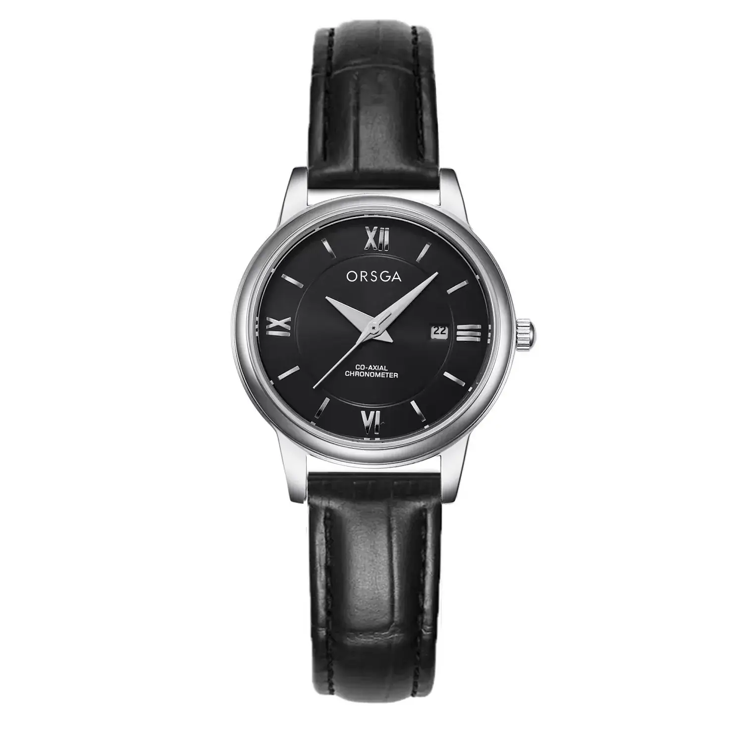 ORSGA Business Couple Watches Solid Steel Strip Calendar - Image 13