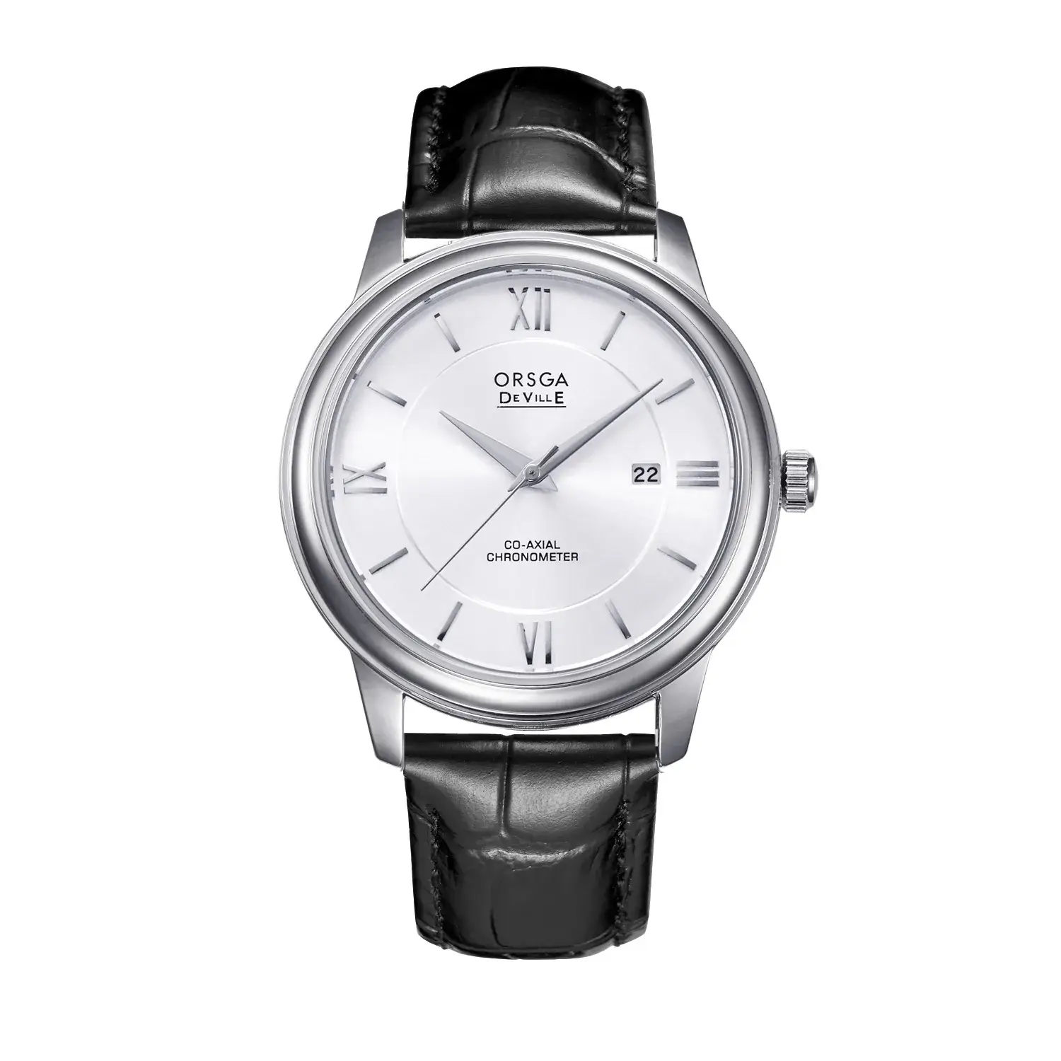 ORSGA Business Couple Watches Solid Steel Strip Calendar - Image 4