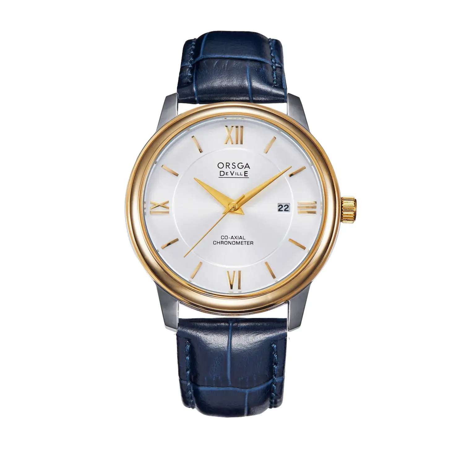 ORSGA Business Couple Watches Solid Steel Strip Calendar - Image 7