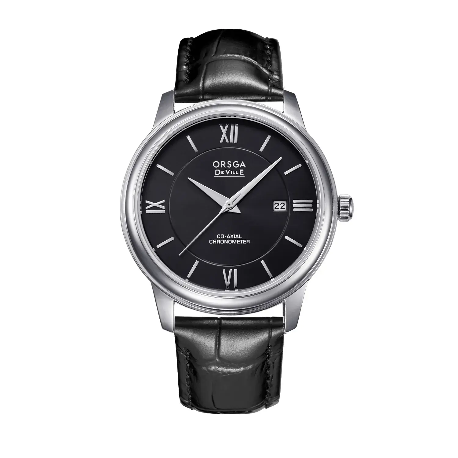 ORSGA Business Couple Watches Solid Steel Strip Calendar - Image 8