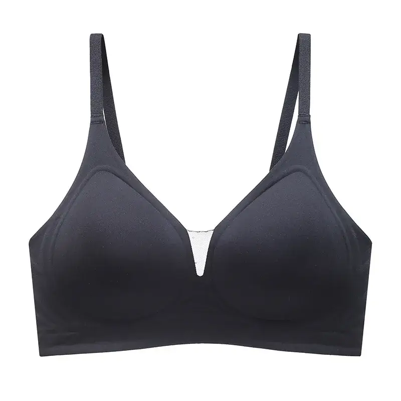 Yellow Strap Deep V Lace Seamless Jelly Underwear Women - Image 5