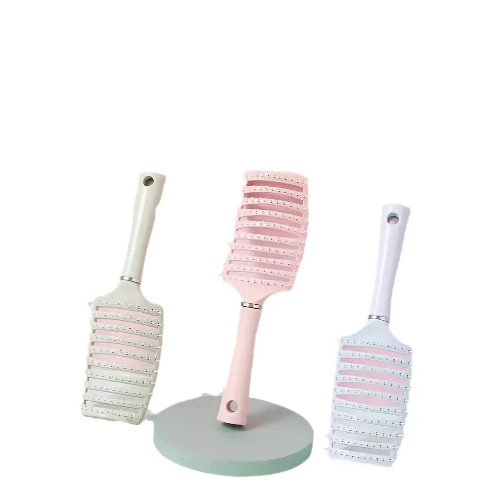 Anti-Static Hair Curling Comb with Bone Green Handle - Image 9