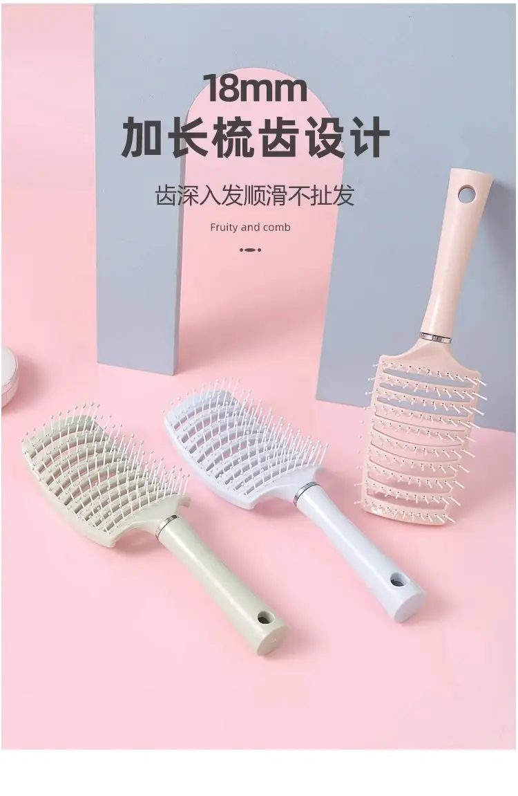 Anti-Static Hair Curling Comb with Bone Green Handle — feature 11