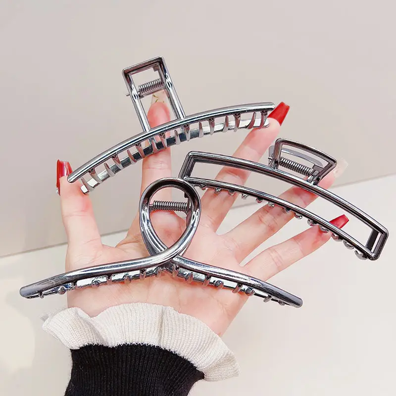 Full of Vitality Large Metal Hairpin Black Alloy - Image 9