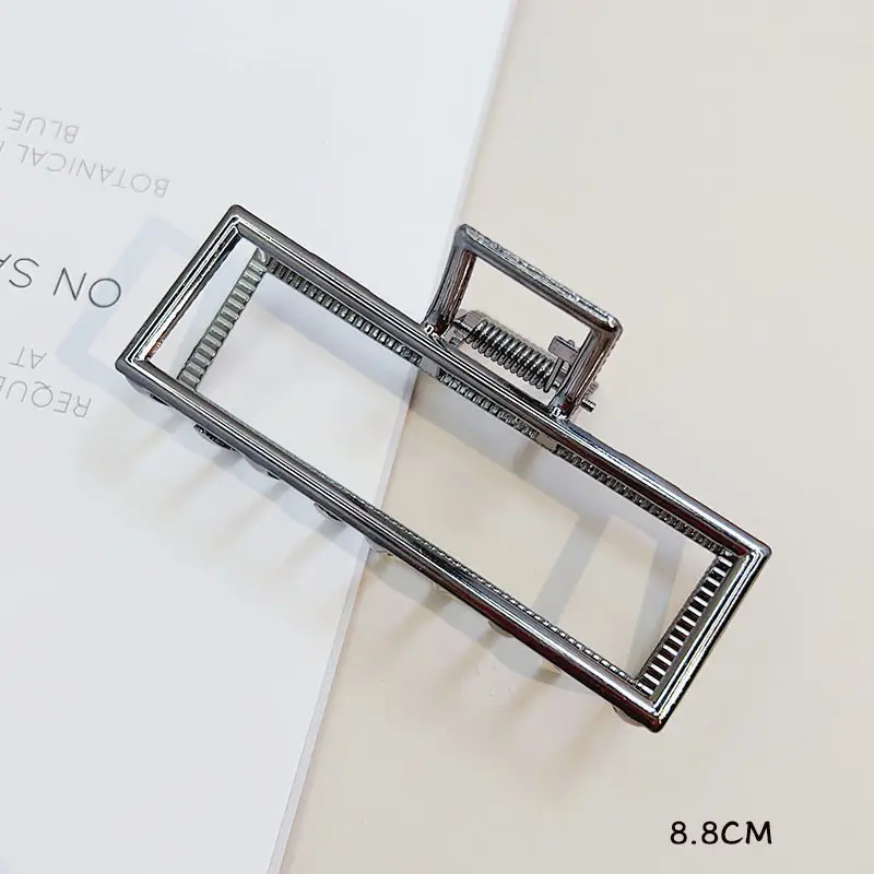 Full of Vitality Large Metal Hairpin Black Alloy - Image 2