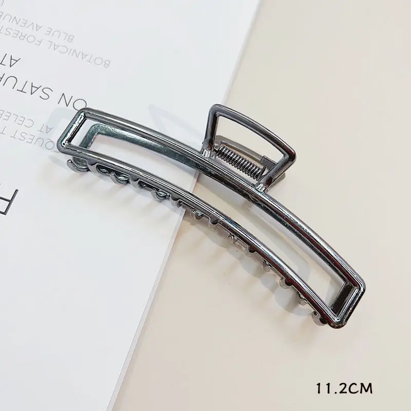 Full of Vitality Large Metal Hairpin Black Alloy - Image 3