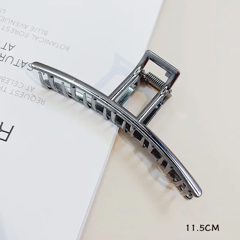 Full of Vitality Large Metal Hairpin Black Alloy - Image 4
