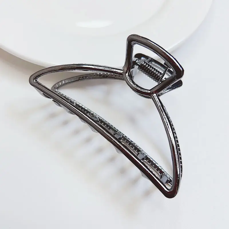 Full of Vitality Large Metal Hairpin Black Alloy - Image 5