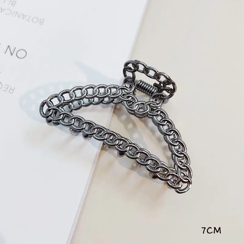 Full of Vitality Large Metal Hairpin Black Alloy - Image 6