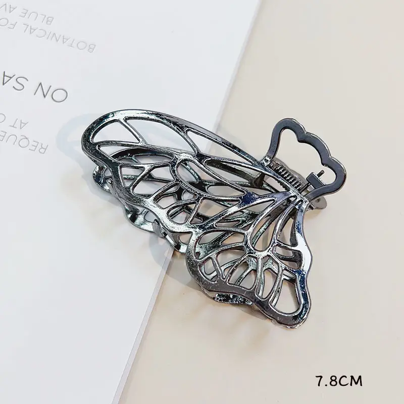 Full of Vitality Large Metal Hairpin Black Alloy - Image 7
