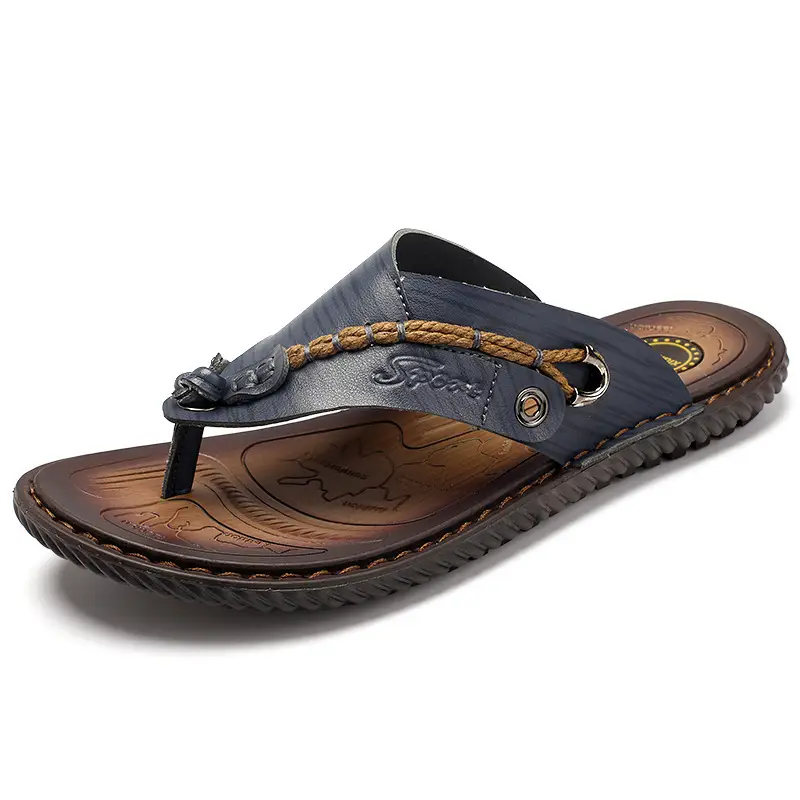 2023 Summer flip-flops men's casual Vietnam beach shoes slippers men's dad shoes plus size flip-flops shoes - Image 7