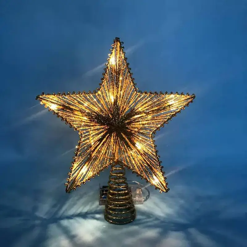 LED Star Tree Decor with Warm Lights - Image 9