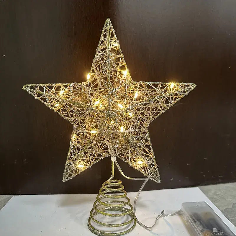 LED Star Tree Decor with Warm Lights - Image 10