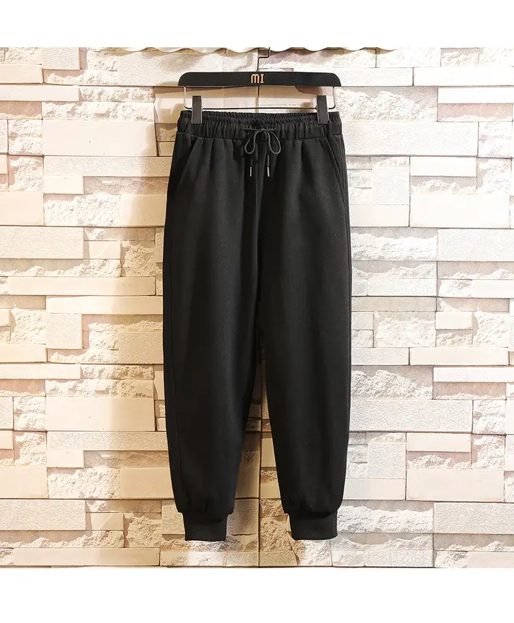 Black Hoodie Track Suit for Boys Plus Size Spring Autumn — feature 19