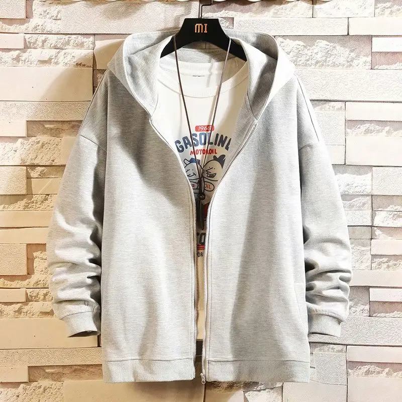 Black Hoodie Track Suit for Boys Plus Size Spring Autumn - Image 6