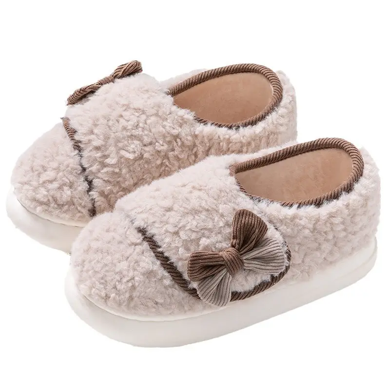 Mao Mao Slippers Pregnant Women Warm New Autumn Winter 2024 - Image 8