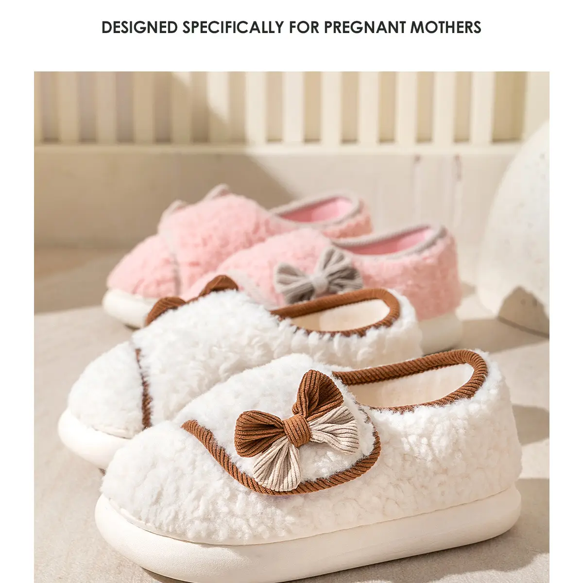 Mao Mao Slippers Pregnant Women Warm New Autumn Winter 2024 — feature 18