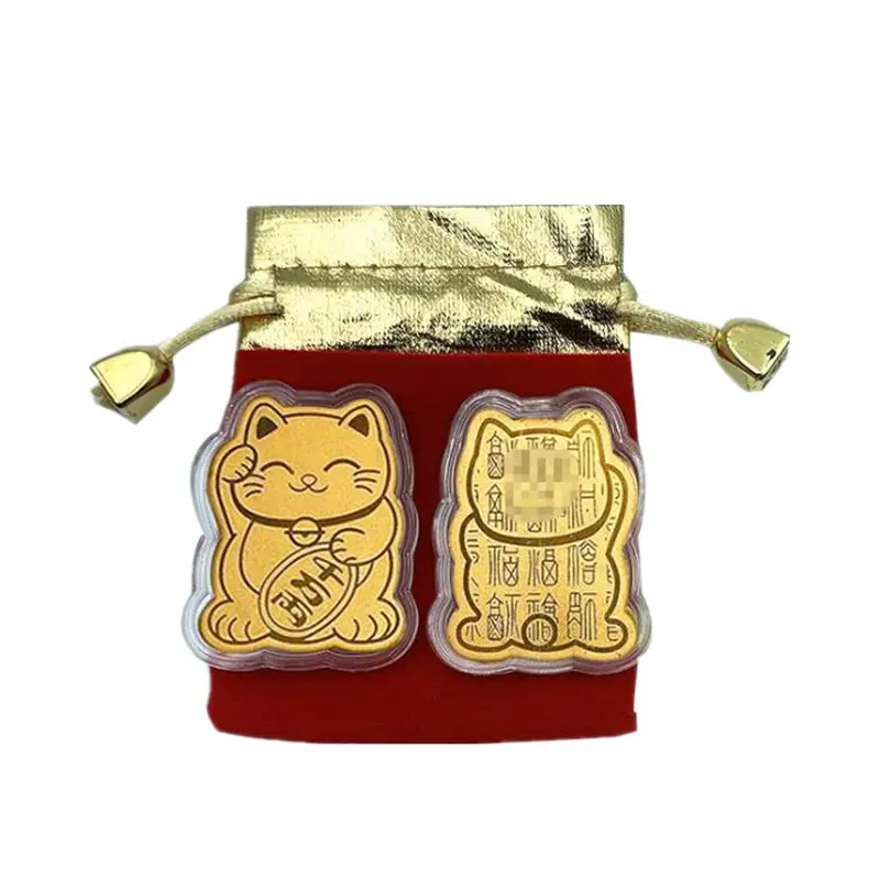 Zhou Lucky Cat Gold Foil Red Envelope Gift Box — feature 4