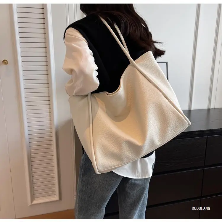Women's 2-Piece Leather Shoulder Bag Black — feature 37