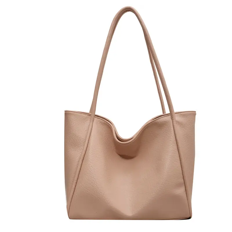 Women's 2-Piece Leather Shoulder Bag Black - Image 2