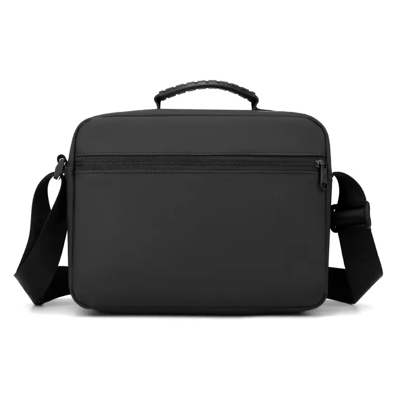 Men's Black Sports Commuter Shoulder Bag with Card Holder - Image 8