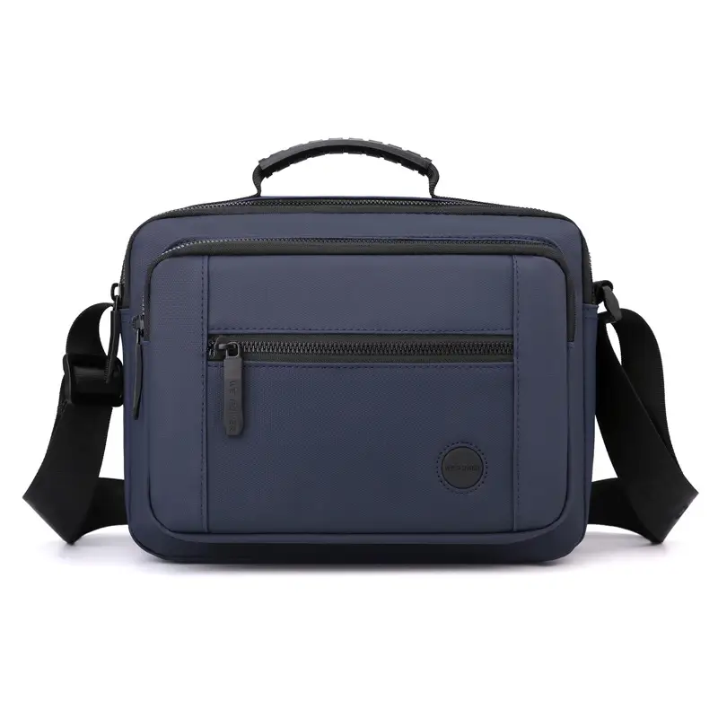 Men's Black Sports Commuter Shoulder Bag with Card Holder - Image 3