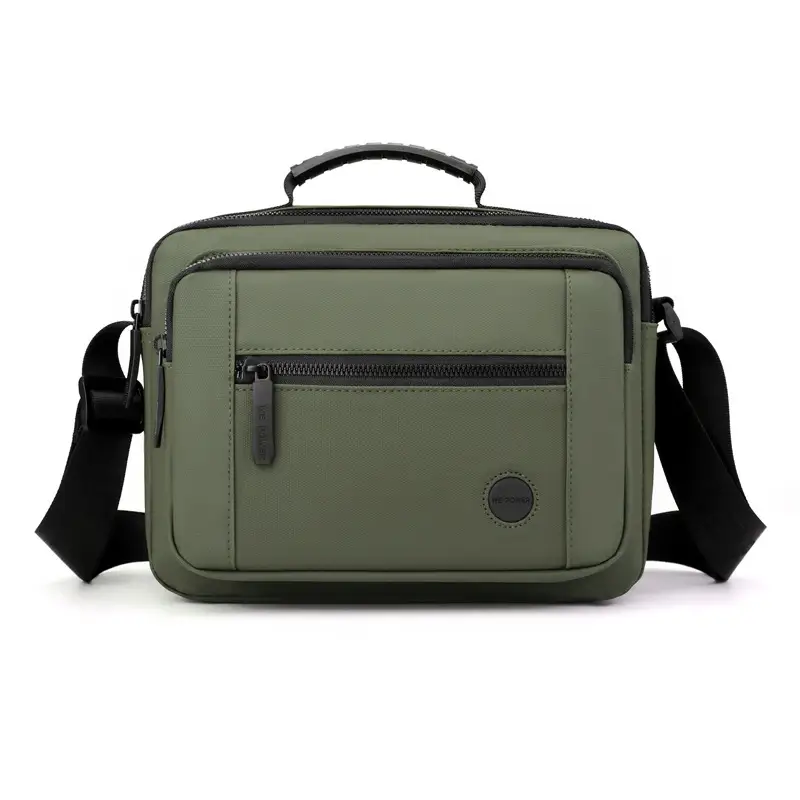 Men's Black Sports Commuter Shoulder Bag with Card Holder - Image 4