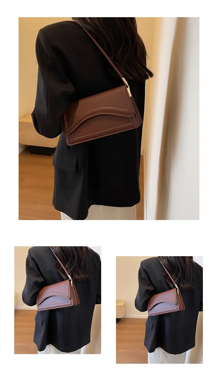 Black Shoulder Bag for Women 2023 Autumn Casual — feature 10